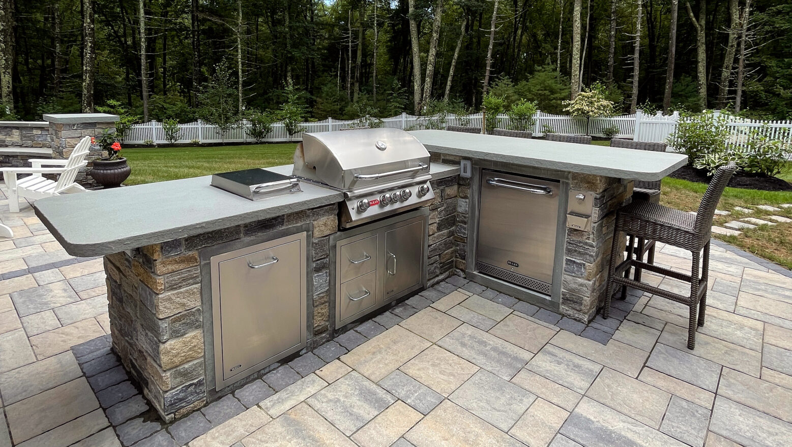 Custom Outdoor Kitchens Designed & Built in MA, RI, & NH